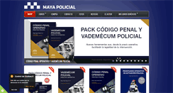 Desktop Screenshot of mayapolicial.com